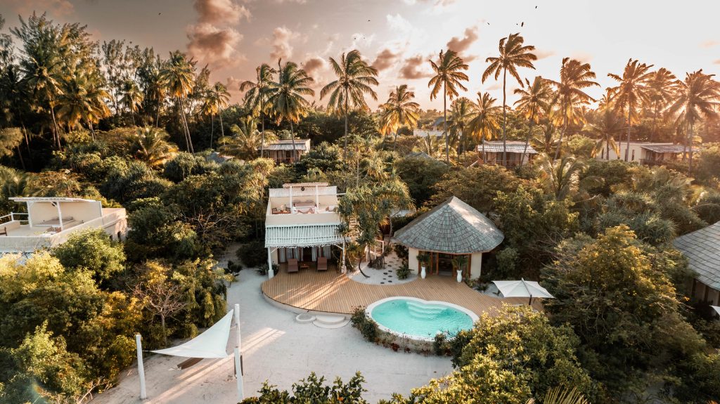 Intimate private each luxury villa includes 1500 sqm of privacy